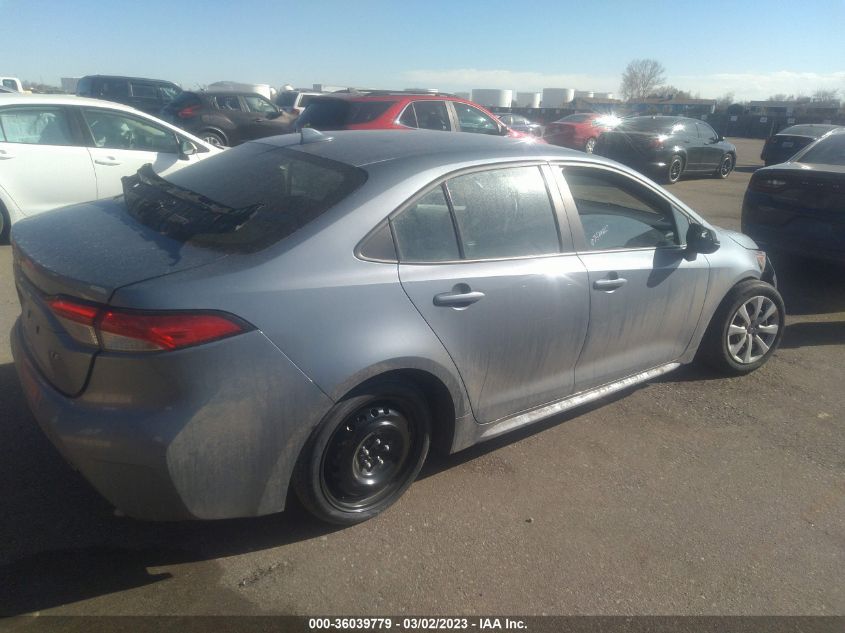 2022 TOYOTA COROLLA LE VIN: 5YFEPMAEXNP273141