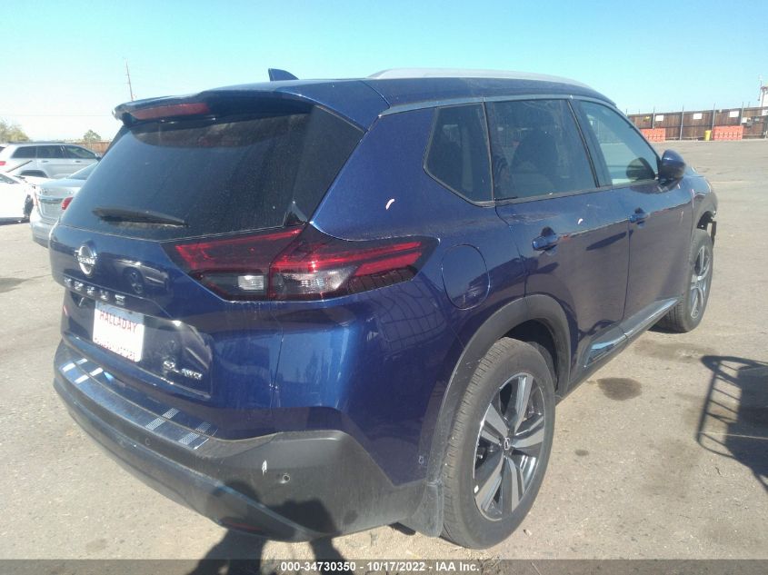 2022 NISSAN ROGUE SL VIN: 5N1BT3CB7NC726079
