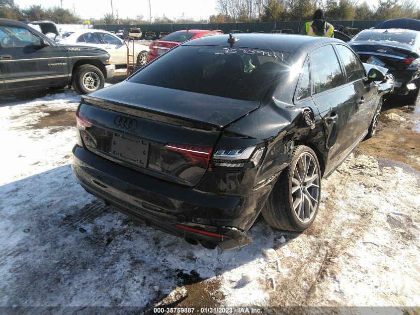 2023 AUDI S4 SEDAN PREMIUM PLUS VIN: WAUB4AF42PA011936