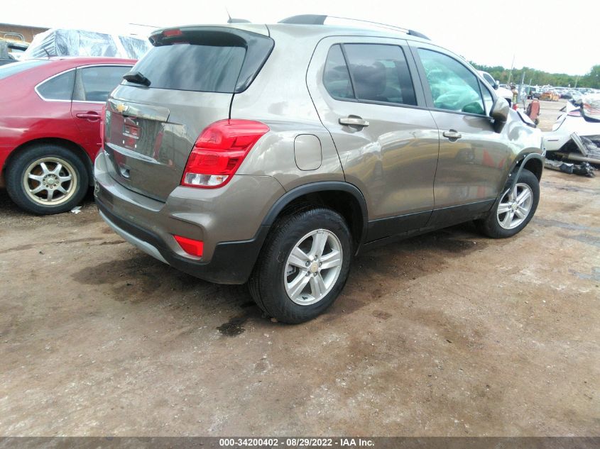 2021 CHEVROLET TRAX LT VIN: KL7CJPSM7MB362756