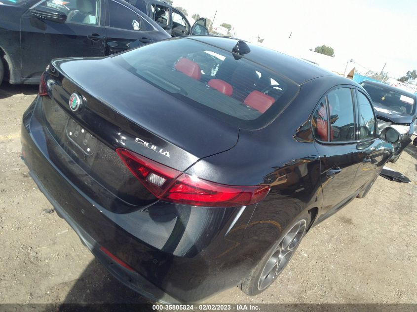 2022 ALFA ROMEO GIULIA VELOCE VIN: ZARFAMBN2N7656115