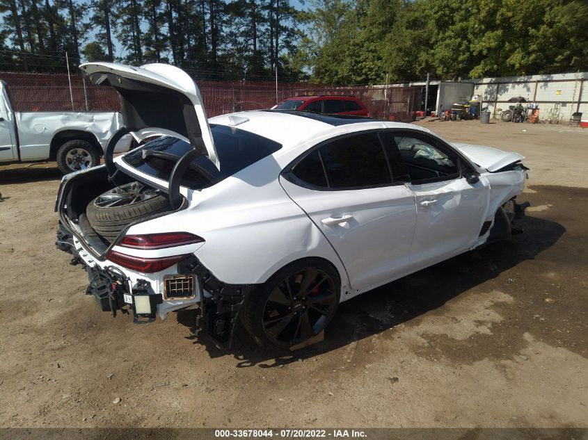 2022 GENESIS G70 3.3T VIN: KMTG54TE1NU091764