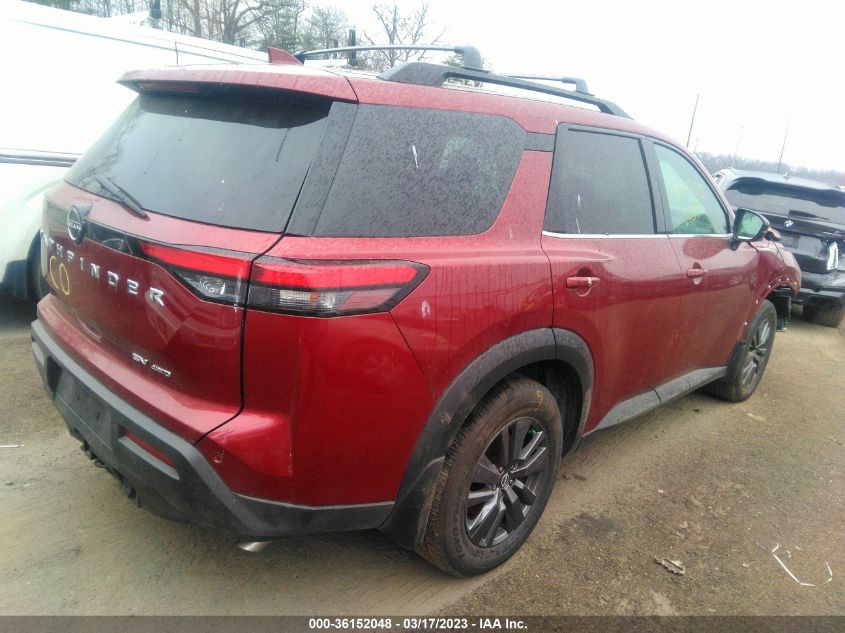 2022 NISSAN PATHFINDER SV VIN: 5N1DR3BD2NC239074