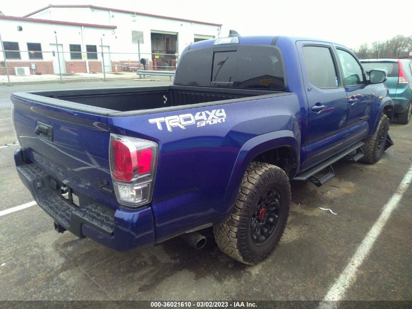 2022 TOYOTA TACOMA 4WD SR/SR5/TRD SPORT VIN: 3TMCZ5AN4NM525738