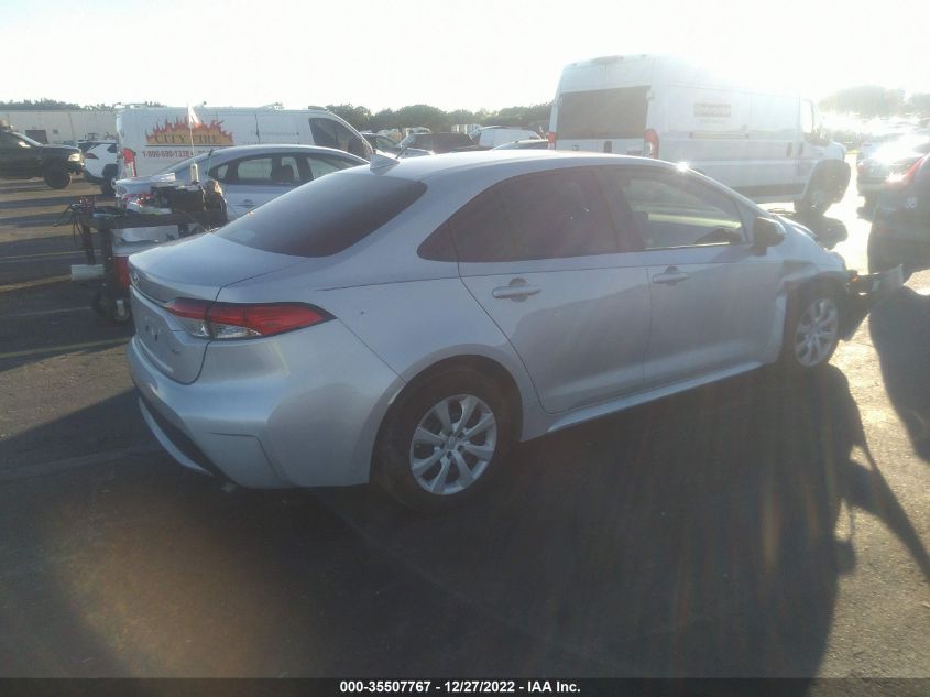 2022 TOYOTA COROLLA LE VIN: 5YFEPMAE0NP319804