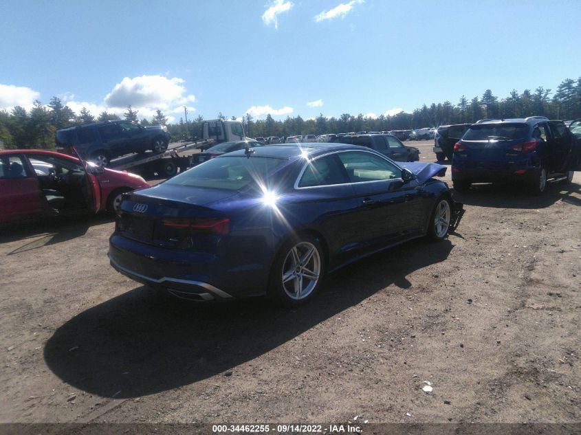 2021 AUDI A5 COUPE S LINE PREMIUM PLUS VIN: WAUTAAF58MA058065