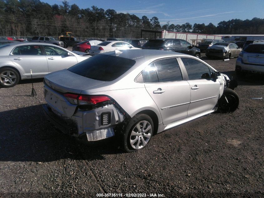 2022 TOYOTA COROLLA LE VIN: 5YFEPMAE5NP302951