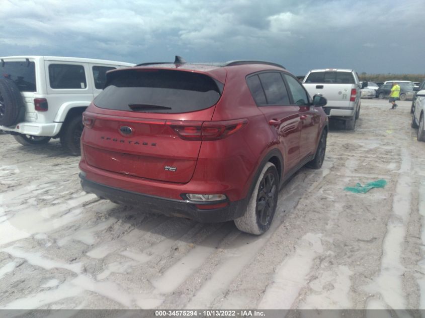 2022 KIA SPORTAGE NIGHTFALL VIN: KNDP63AC2N7998982