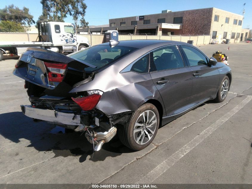 2022 HONDA ACCORD HYBRID EX-L VIN: 1HGCV3F50NA025955