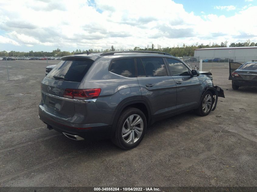 2021 VOLKSWAGEN ATLAS 3.6L V6 SE W/TECHNOLOGY VIN: 1V2JR2CA3MC508203
