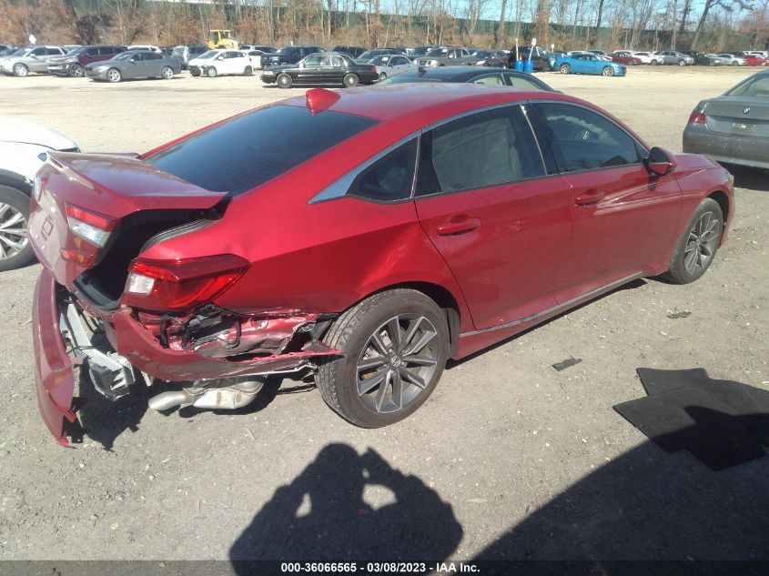 2022 HONDA ACCORD SEDAN EX-L VIN: 1HGCV1F58NA024637