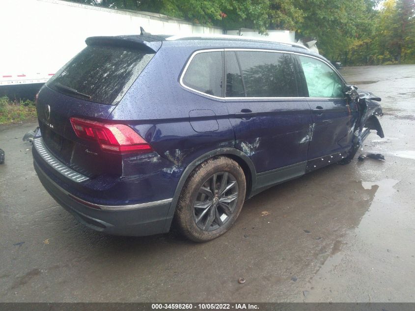2022 VOLKSWAGEN TIGUAN SE VIN: 3VV2B7AX0NM100757