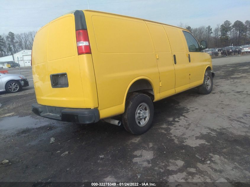 2021 CHEVROLET EXPRESS CARGO VAN VIN: 1GCWGAF73M1168862