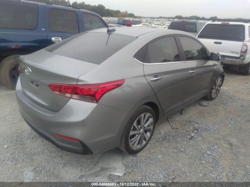 2022 HYUNDAI ACCENT LIMITED VIN: 3KPC34A62NE176433