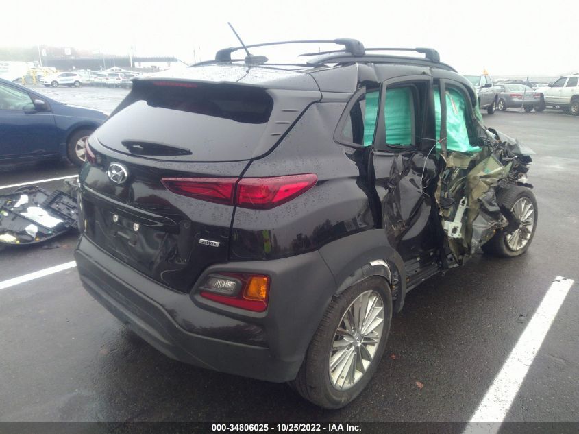 2021 HYUNDAI KONA SEL VIN: KM8K2CAA4MU717636