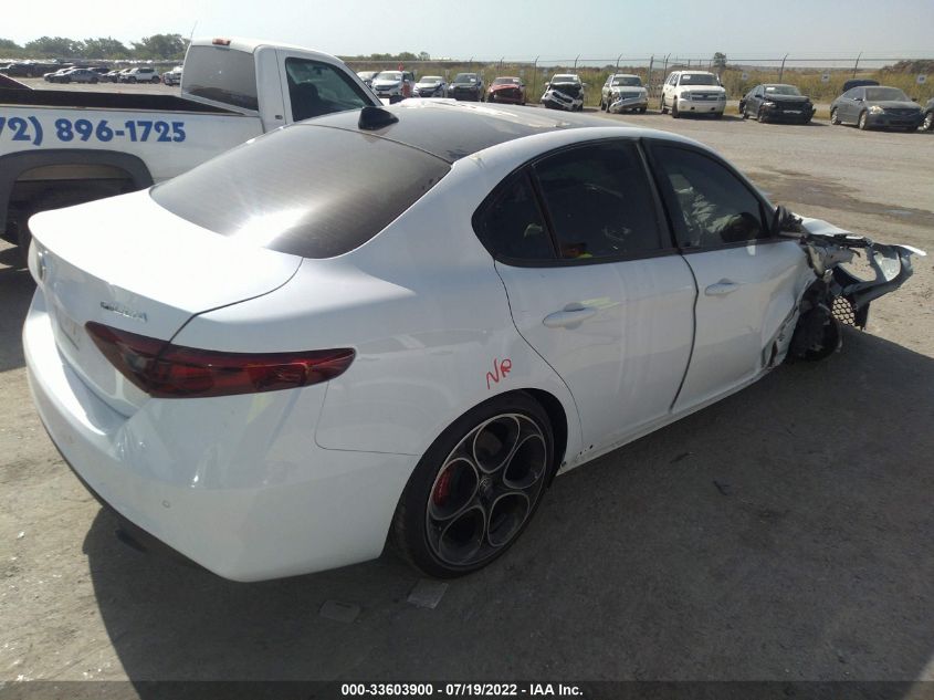 2022 ALFA ROMEO GIULIA TI VIN: ZARFANBN1N7655317