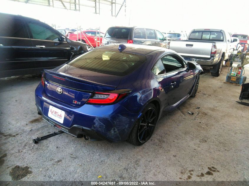 2022 TOYOTA GR86 PREMIUM VIN: JF1ZNBF18N8752970