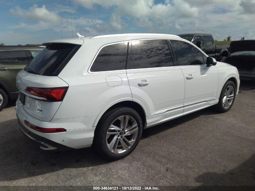 2021 AUDI Q7 PREMIUM VIN: WA1AJAF74MD025813