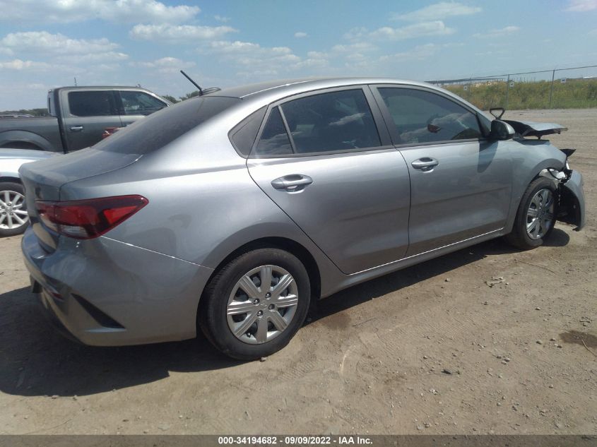 2022 KIA RIO S VIN: 3KPA24AD8NE435290