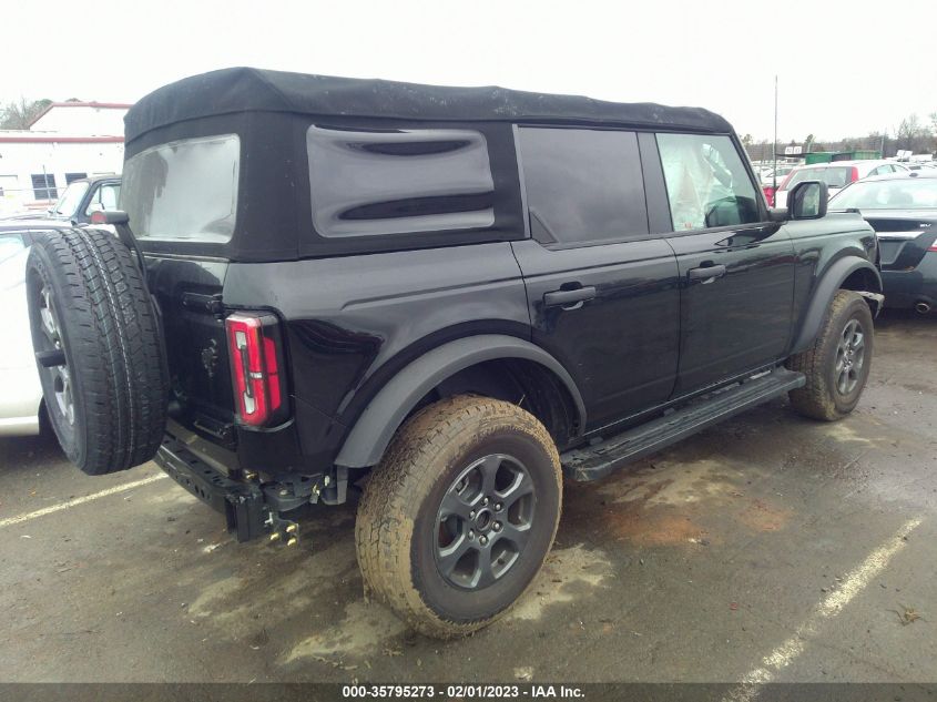 2022 FORD BRONCO BASE/BIG BEND VIN: 1FMDE5BH0NLA79836