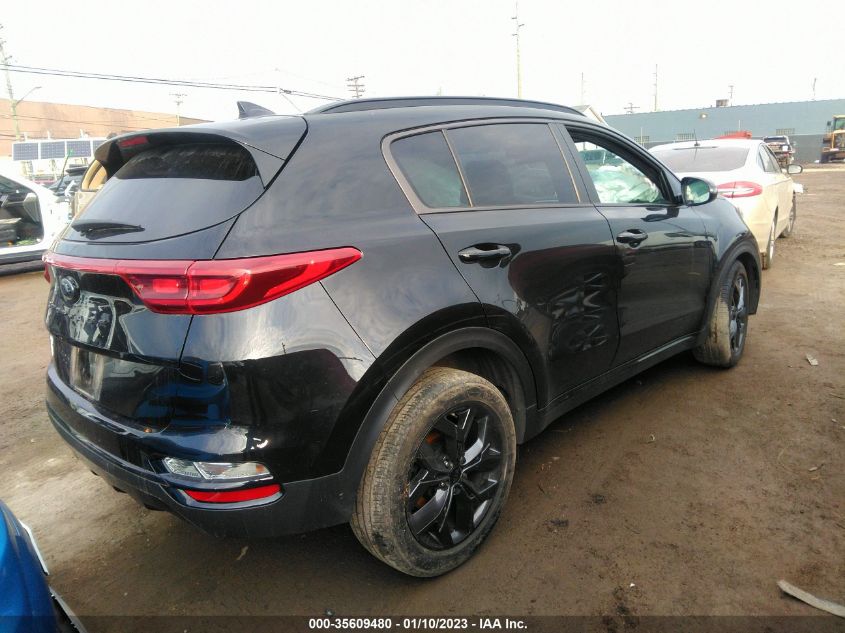 2022 KIA SPORTAGE NIGHTFALL VIN: KNDP63AC4N7963490