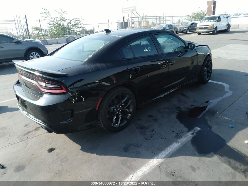 2022 DODGE CHARGER R/T VIN: 2C3CDXCT7NH169911