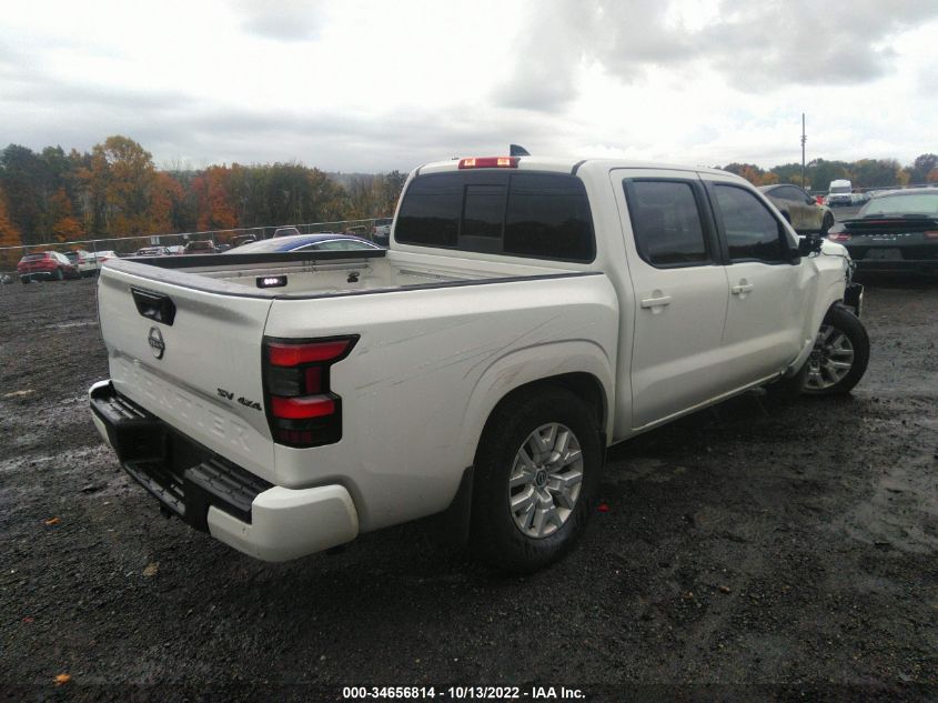 2022 NISSAN FRONTIER SV VIN: 1N6ED1EK4NN629455