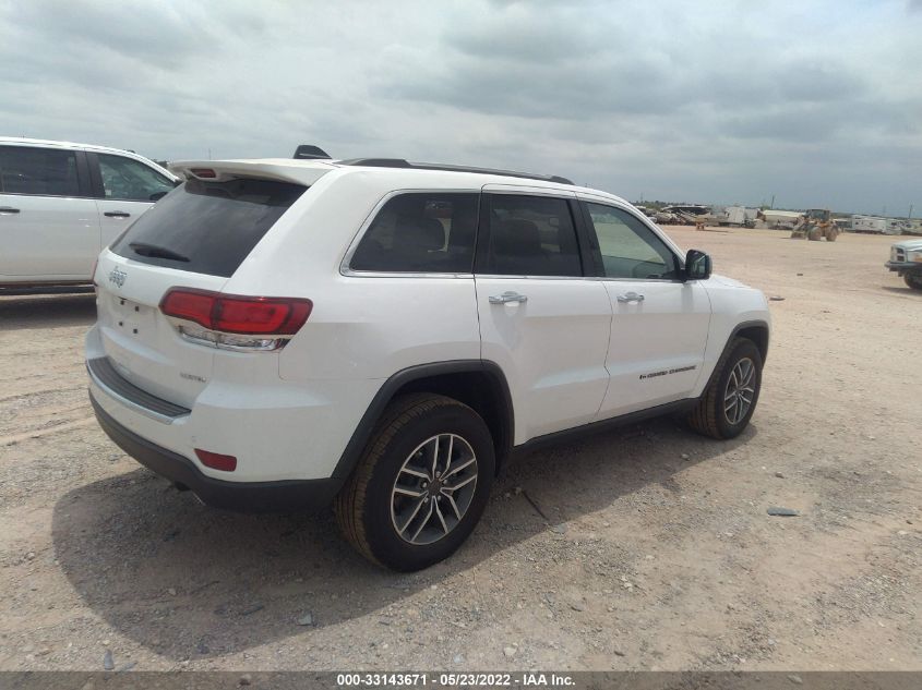 2022 JEEP GRAND CHEROKEE WK LIMITED VIN: 1C4RJFBG5NC167428