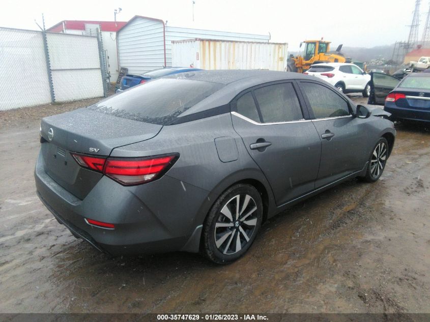 2022 NISSAN SENTRA SV VIN: 3N1AB8CVXNY295693