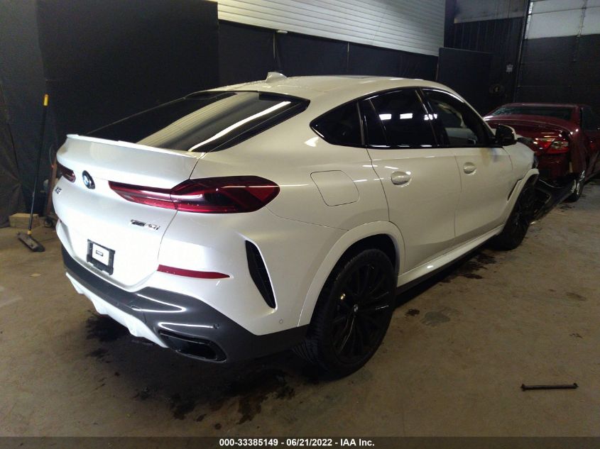 2022 BMW X6 XDRIVE40I VIN: 5UXCY6C00N9J82627