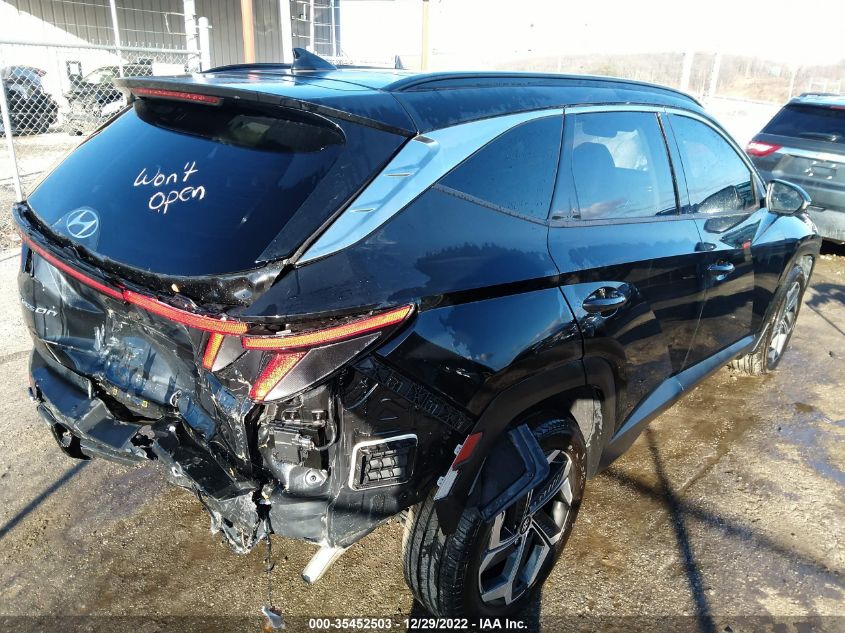 2022 HYUNDAI TUCSON LIMITED VIN: 5NMJECAE9NH126625