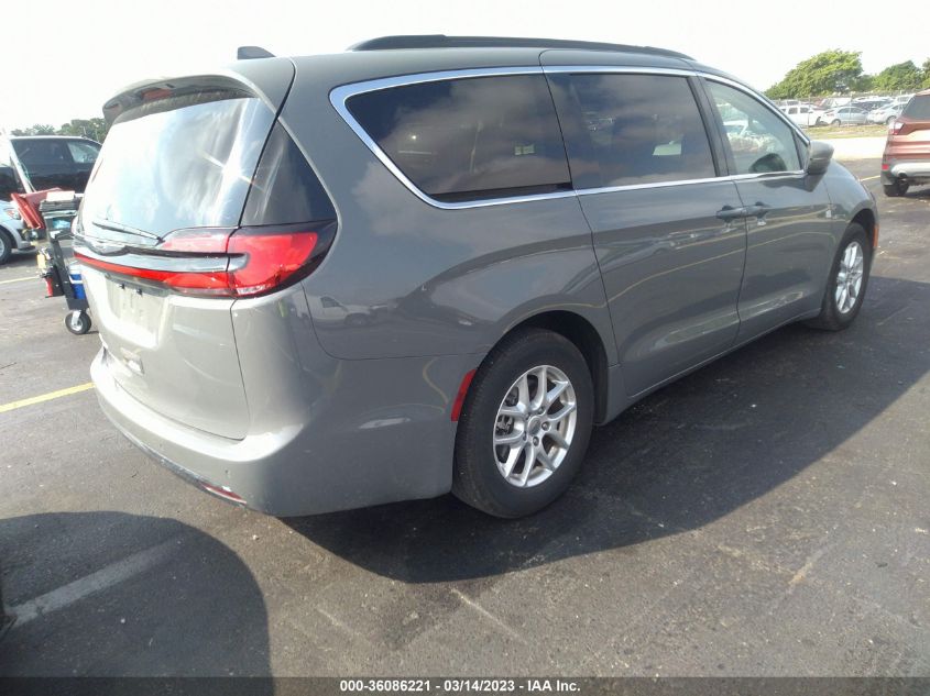 2022 CHRYSLER PACIFICA TOURING L VIN: 2C4RC1BG9NR132752