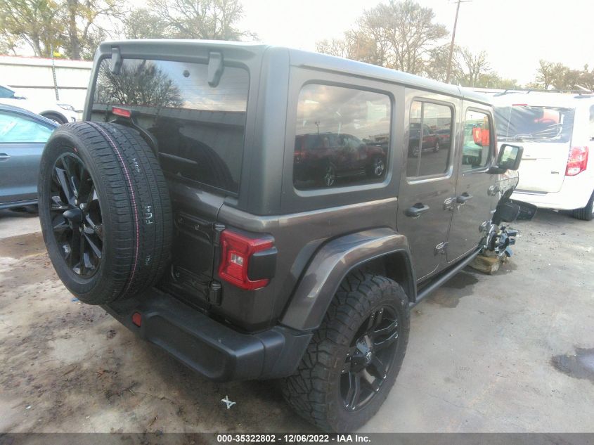 2021 JEEP WRANGLER 4XE UNLIMITED SAHARA VIN: 1C4JJXP61MW716672