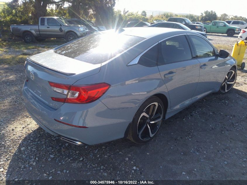 2022 HONDA ACCORD SEDAN SPORT VIN: 1HGCV2F35NA004673