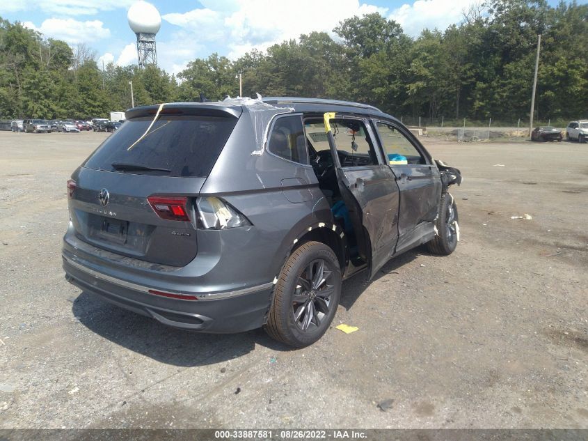 2022 VOLKSWAGEN TIGUAN SE VIN: 3VV2B7AX8NM018713