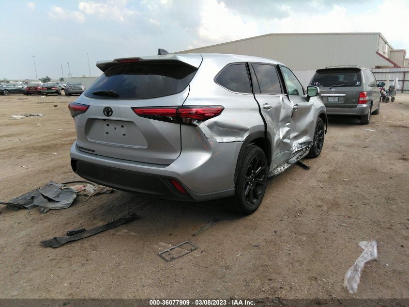2022 TOYOTA HIGHLANDER L VIN: 5TDCZRAH9NS560244