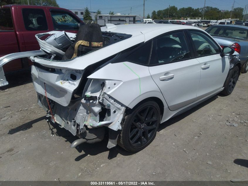 2022 HONDA CIVIC HATCHBACK SPORT VIN: 19XFL2H83NE010883