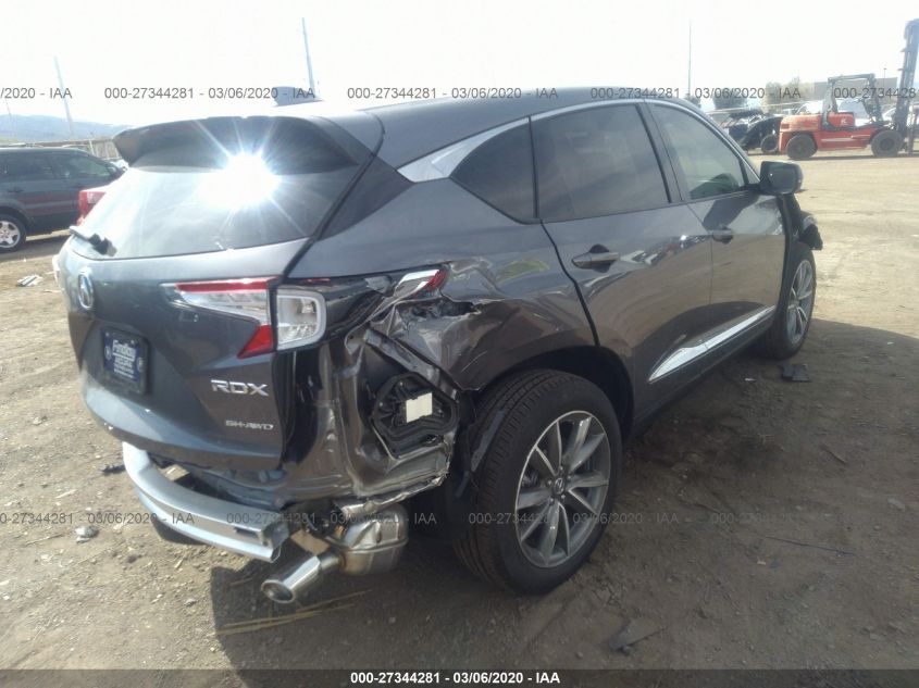 2020 ACURA RDX W/TECHNOLOGY PKG VIN: 5J8TC2H54LL021292