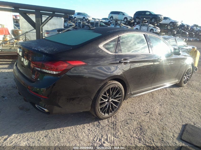2020 GENESIS G80 3.8L VIN: KMTFN4JE3LU338116