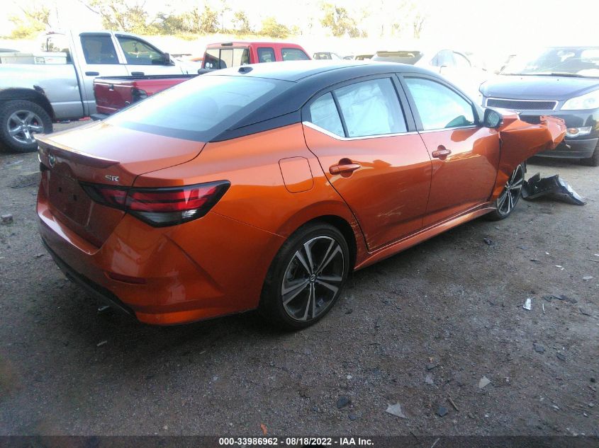 2021 NISSAN SENTRA SR VIN: 3N1AB8DV7MY277701