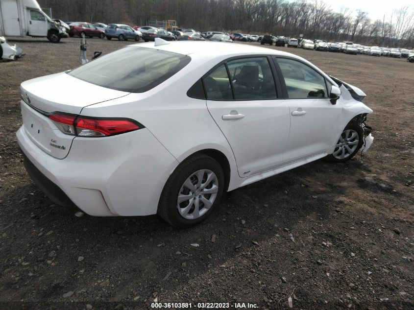 2023 TOYOTA COROLLA HYBRID VIN: JTDBDMHE9P3001256
