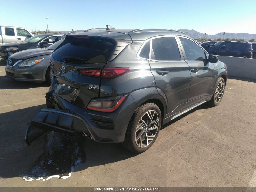 2022 HYUNDAI KONA N LINE VIN: KM8K33A37NU821568