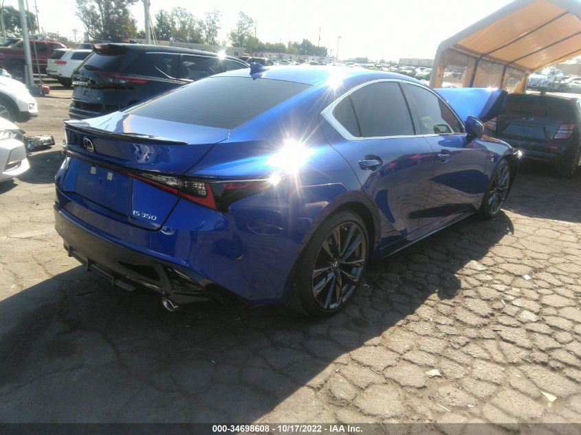 2022 LEXUS IS IS 350 F SPORT VIN: JTHGZ1B20N5057090