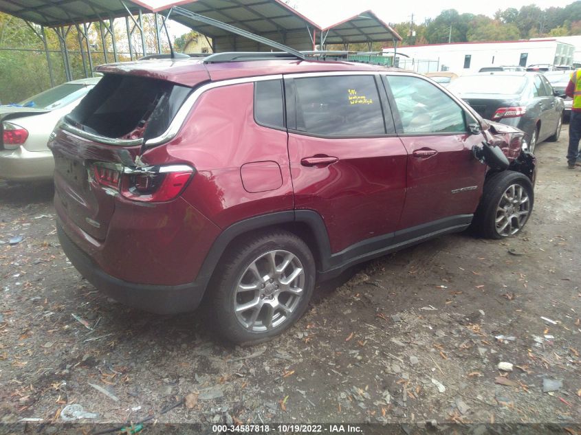 2022 JEEP COMPASS LATITUDE LUX VIN: 3C4NJDFB4NT155177