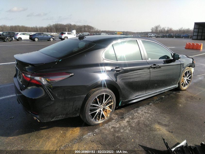 2022 TOYOTA CAMRY SE VIN: 4T1G11AK7NU052433