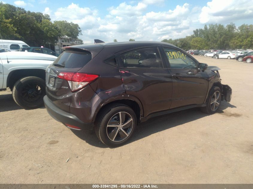 2022 HONDA HR-V EX VIN: 3CZRU6H52NM719991