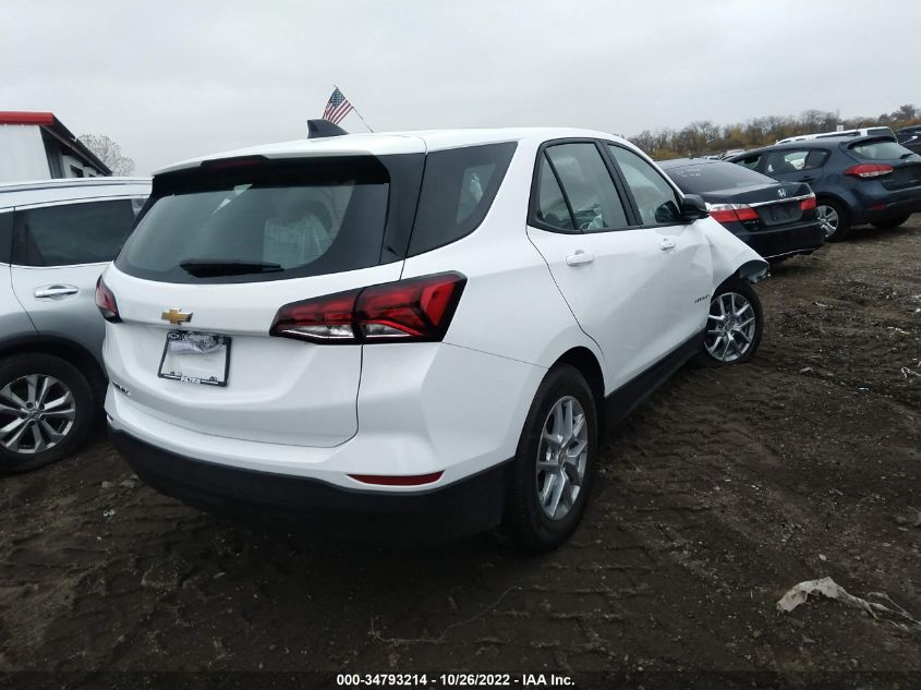 2022 CHEVROLET EQUINOX LS VIN: 3GNAXHEV1NS242774