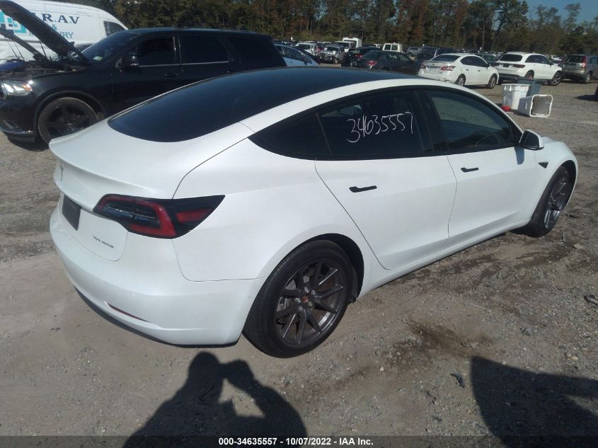 2022 TESLA MODEL 3 LONG RANGE VIN: 5YJ3E1EB7NF111393