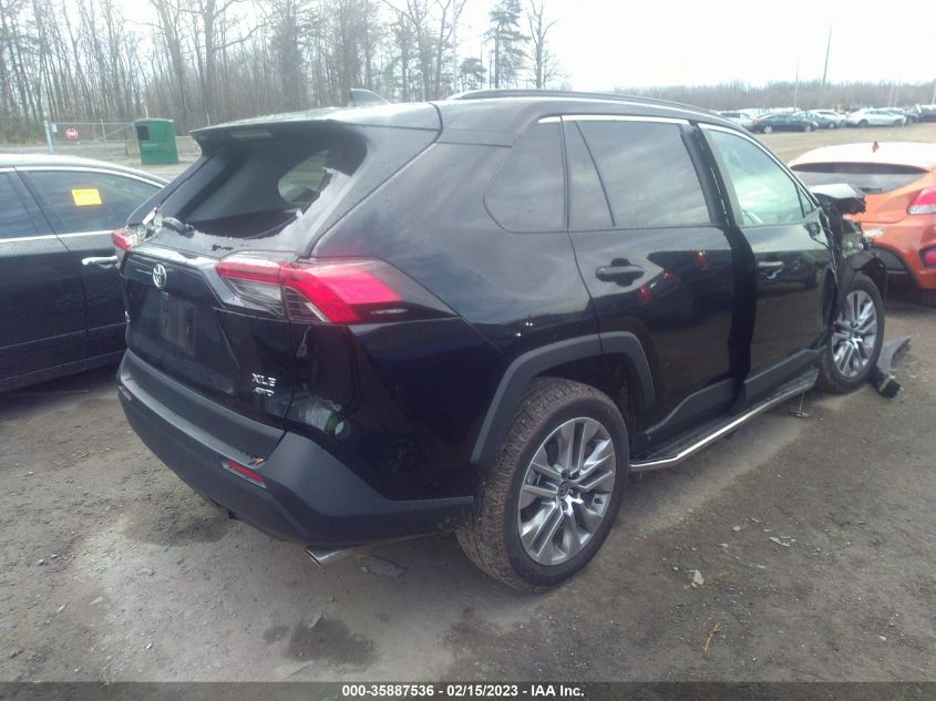 2022 TOYOTA RAV4 XLE PREMIUM VIN: 2T3A1RFV4NW268156