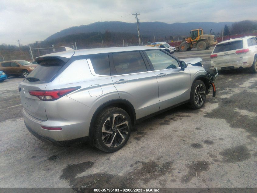 2022 MITSUBISHI OUTLANDER ES VIN: JA4J4TA87NZ047618